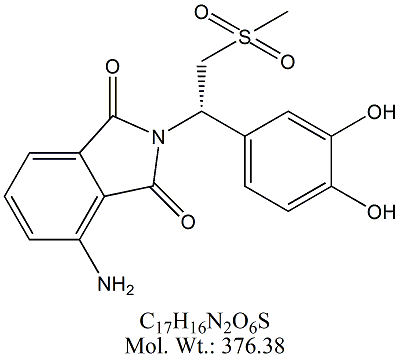 Apremilast N-Desacetyl O4-Desmethyl O3-Desethyl Impurity